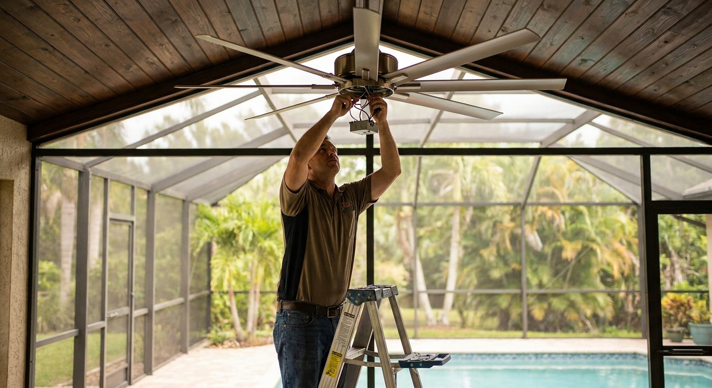 Ceiling Fans and Florida Heat: Getting the Wiring and Placement Right